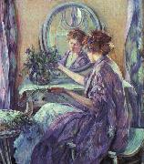 Robert Reid The Violet Kimino Germany oil painting reproduction
